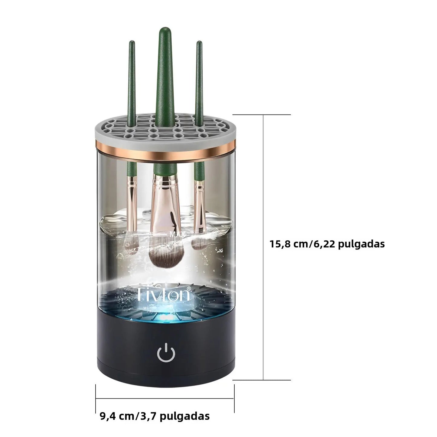 MAQUINA LIMPIADORA BROCHAS DE MAQUILLAJE